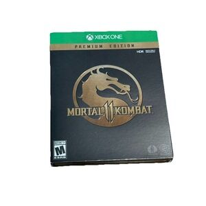 Mortal‎ Kombat 11 Premium Edition (Microsoft Xbox One) Steelbook, Disk, Cover